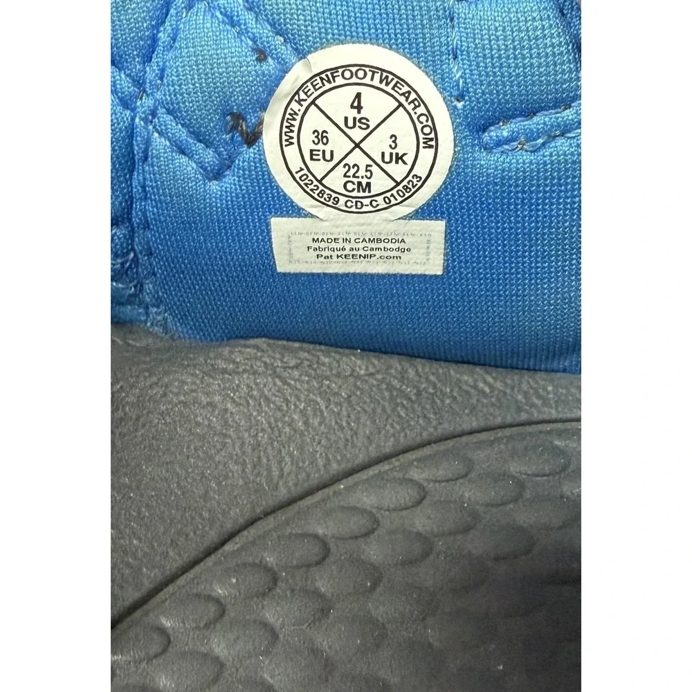 Keen Newport H2 Sandals Kids 4 Gray Blue Closed Toe Fisherman Water Hiking